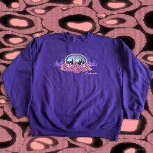 Colorado Souvenir Purple XL Crewneck